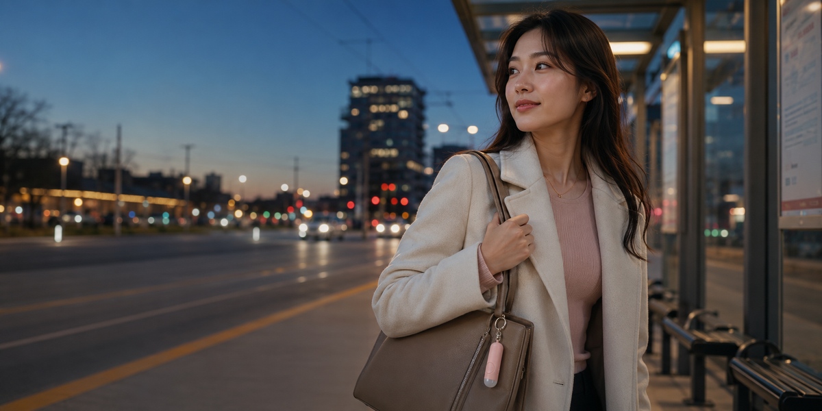 A calm evening commute with Lumae within reach